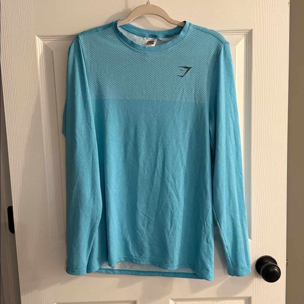 Gymshark Teal Long Sleeve Performance Top